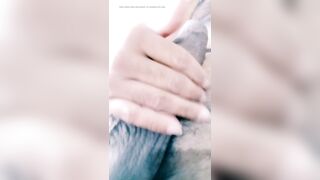 Black Gay cum Strokes Huge Cock to Intense Orgasm