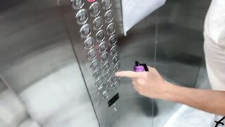 Fucking in the elevator with Caucasian top - 4 image