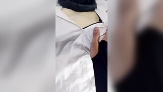 Stepmom caught Stepson masturbating and tricked her pretending sex doll