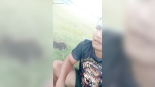 Jerking off in public on the waterfront