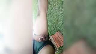 Jerking off in public on the waterfront