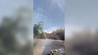 A Summer Day, Femboy Enjoying Alone at the Lake