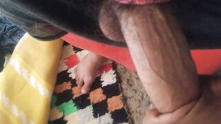 Masturbation Big Hairy Dick and Balls