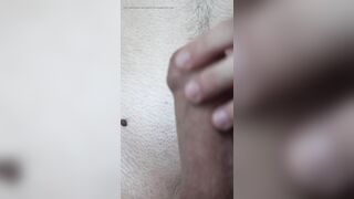 Watching a Young Shaven Twink Stroke His Hung Penis