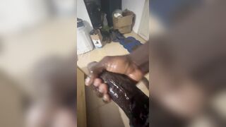 BBC Veiny Cock Daddy Jerks off with Cream