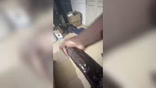 BBC Veiny Cock Daddy Jerks off with Cream