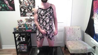 humiliated white sissy jerks his cock for you - 3 image