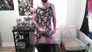 humiliated white sissy jerks his cock for you