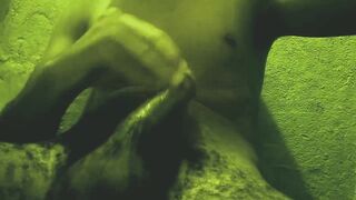 A man playing with his sexy dick and a stripper - 10 image