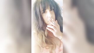 British sissy slut lana4uxxxx smoking - 6 image