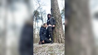 Young twink suck my cock in a public park - 4 image