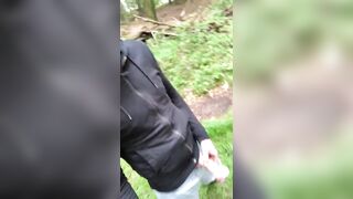 Pissing and wanking in the forest - 3 image
