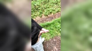 Pissing and wanking in the forest - 7 image