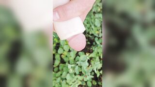 Outdoor Masturbation on a bike ride