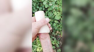 Outdoor Masturbation on a bike ride