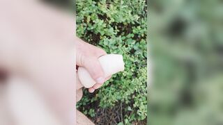 Outdoor Masturbation on a bike ride