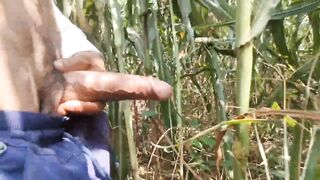 Village Twink Jerking Big Cock Outdoors - 4 image