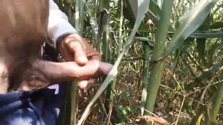 Village Twink Jerking Big Cock Outdoors - 5 image