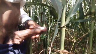 Village Twink Jerking Big Cock Outdoors - 8 image