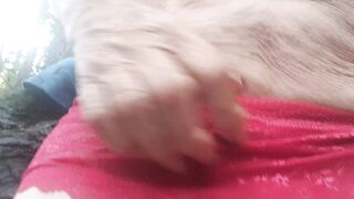 Strip in the cold and wet