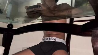 My Friend Likes to Touch My Cock and Suck It Under the Table Too - 1 image