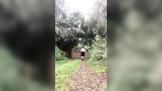 In a black skirt with lace for a night out