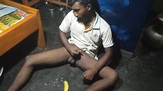 Indian gay boy fuking her big ass in cucumber  - 8 image