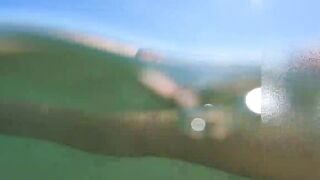 I cum just for the pleasure of feeling free, naked on a public beach