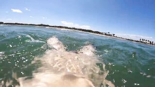 I cum just for the pleasure of feeling free, naked on a public beach