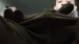 AdamJaxx Cums In the Parking Garage