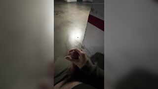 almost caught cumming on parking. 3 orgasms