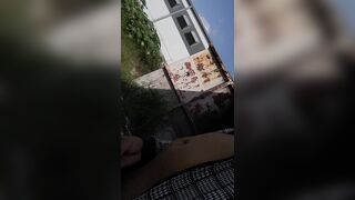 Outdoor cum man big thick penis comes squirting in open field - 10 image