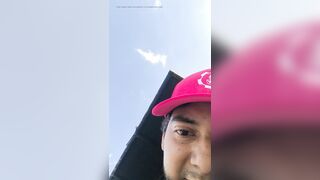 Outdoor cum man big thick penis comes squirting in open field - 6 image