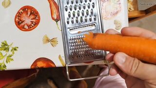 Extreme stick punishment with carrot grater. - 6 image