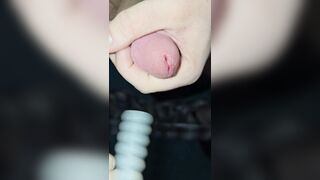 Compilation of different dilators / penis plugs that disappear into my cock