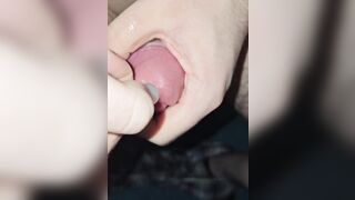 Compilation of different dilators / penis plugs that disappear into my cock