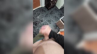 Masturbation Alone in the Hall