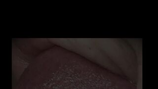 White cock is stroked to climax