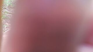 Masturbating on forest outside - 4 image