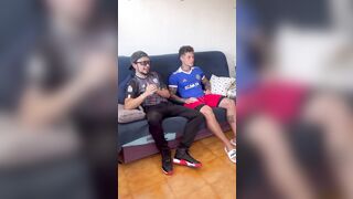 He Came to Watch a Soccer Game and I Scored a Goal with My Cock