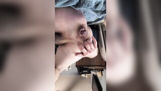 Hot used gaped wet open gay hole fucked by Bad Dragons