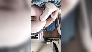 Hot used gaped wet open gay hole fucked by Bad Dragons