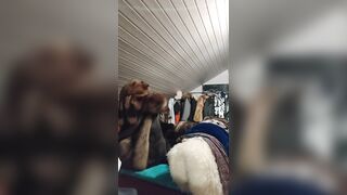 German man have fun in his fur bed - 7 image