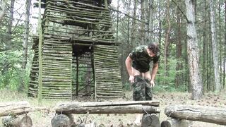 Horny gays in training have a wild threesome - 3 image