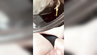 Extreme edging in truck in public parking lot. People and traffic all around me.