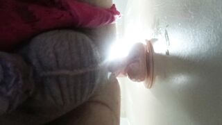 Ms Ben Dover fucking big dildo