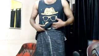 Tamil man Dinesh masturbation in room 1 - 5 image