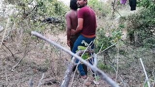 Stepbrother and Truck Driver Coming outside Forest And Fucking Fast Time. - 5 image