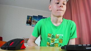 Excited Twink Evgeny Cum 3 Times This Day! - 2 image