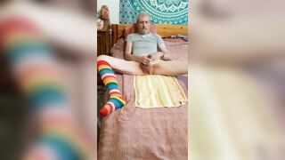 A Good Masturbation in Knee-high Socks